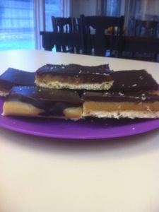 Caramel shortbread