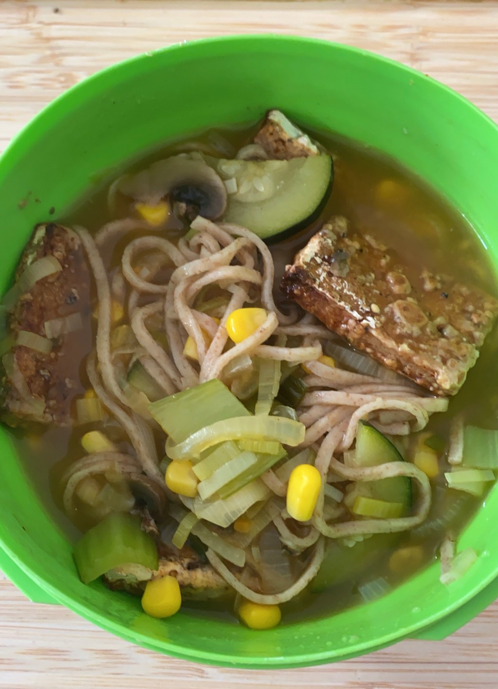 Crispy Spicy Tofu with Ramen Style&nbsp;Soup