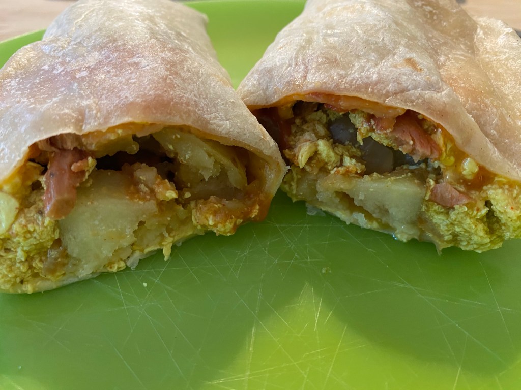 Breakfast and lunch wraps